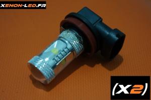 H8 - 6 LED CREE - 30W (Paire)