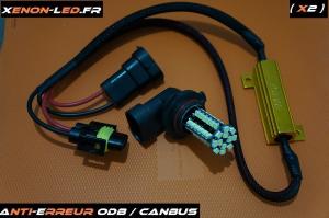 H8 - 60 LEDs SMD + Anti-Erreur ODB - Canbus