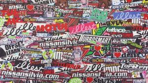 Sticker Bomb JDM 1m x 1.52m