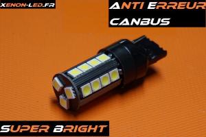 T20 - W215W - 7440 "Super Bright" 23 LED SMD CanBus (Paire)