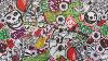 Sticker Bomb Eyes 1m x 1.52m