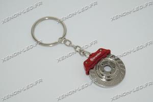 Porte clés Disque Frein BREMBO - Acier ROUGE