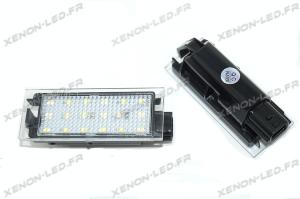 Module de plaque Immat. LED Renault (Clio Megane Twingo Laguna Velsatis Fluence Master Espace)